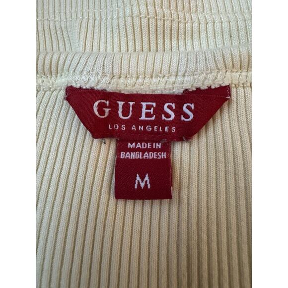 GUESS Los Angeles Women’s Short Sleeve T-Shirt Yellow Size M - Picture 7 of 8